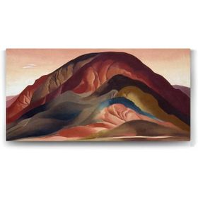 Tabloshop Georgia OKeeffe Rust Red Hills 160x80 cm Tablo