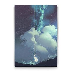Tabloshop Gökyüzünde Salıncak 60x90 cm Tablo