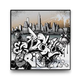 Tabloshop Graffiti New York 70x70 cm Tablo