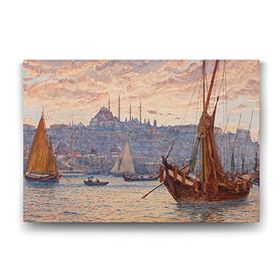 Tabloshop Haliç Manzara Oryantal 90x60 cm Tablo