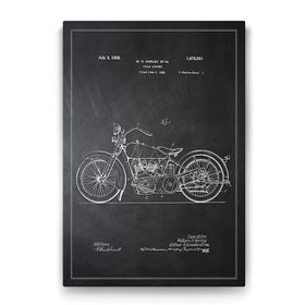 Tabloshop Harley Motosiklet Patenti 40x60 cm Tablo
