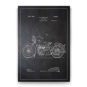 Tabloshop Harley Motosiklet Patenti 50x75 cm Tablo