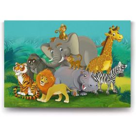 Tabloshop Hayvanlar Alemi 75x50 cm Tablo