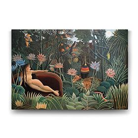 Tabloshop Henri Rousseau The Dream Plaques 100x70 cm Tablo