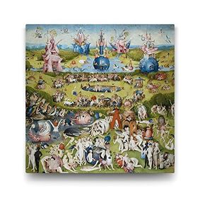 Tabloshop Hieronymus Bosch Dünyevi Zevkler Bahçesi 60x60 cm Tablo