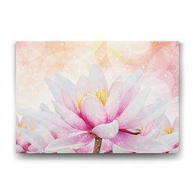 Tabloshop Işıltılı Nilüfer Çiçeği 60x40 cm Tablo