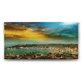 Tabloshop İstanbul Cityscape 80x40 cm Tablo
