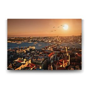 Tabloshop İstanbul Galata Manzara 100x70 cm Tablo