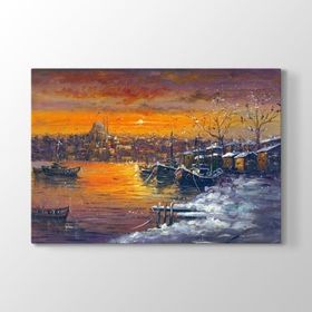 Tabloshop İstanbul Kış 90x60 cm Tablosu