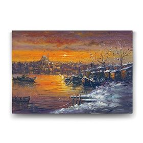 Tabloshop İstanbul Kış 90x60 cm Tablosu