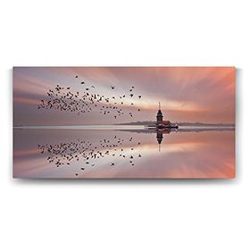 Tabloshop İstanbul Kız Kulesi 160x80 cm Tablo