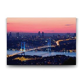 Tabloshop İstanbul Köprü 140x100 cm Tablo