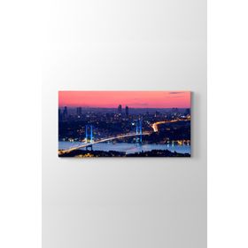 Tabloshop İstanbul Köprüsü Manzara 120x60 cm Tablo