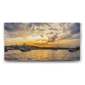Tabloshop İstanbul Köprüsü Manzara 60x30 cm Tablo