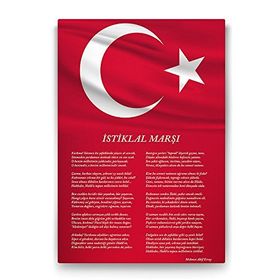 Tabloshop İstiklal Marşı 50x75 cm Tablo