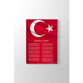 Tabloshop İstiklal Marşı 60x90 cm Tablo