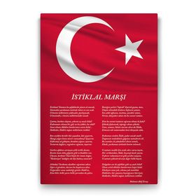 Tabloshop İstiklal Marşı 70x100 cm Tablo
