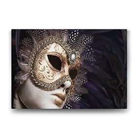 Tabloshop İtalya Venedik Maske 140x100 cm Tablo