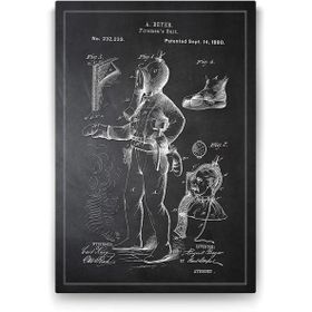 Tabloshop İtfaiyeci Elbisesi Patenti 60x90 cm Tablo