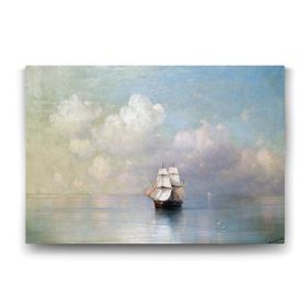 Tabloshop Ivan Ayvazovski Calm Seas 100x70 cm Tablo