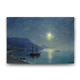 Tabloshop Ivan Ayvazovski Evening in Crimea 125x80 cm Tablo