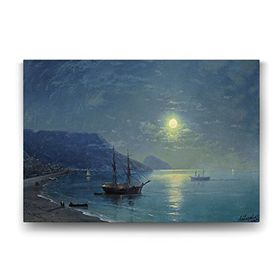 Tabloshop Ivan Ayvazovski Evening in Crimea 60x40 cm Tablo