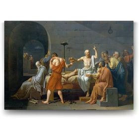 Tabloshop Jacques Louis David Sokrates’in Ölümü 60x40 cm Tablo