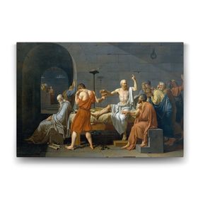 Tabloshop Jacques Louis David Sokrates’in Ölümü 90x60 cm Tablo