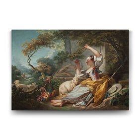 Tabloshop Jean Honore Fragonard The Shepherdess 75x50 cm Tablo