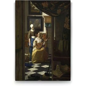 Tabloshop Johannes Vermeer The Love Letter 50x75 cm Tablo