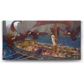 Tabloshop John William Waterhouse Ulysses and the Sirens 160x80 cm Tablo