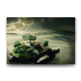 Tabloshop Kağlumbağa Dünyası 45x30 cm Tablo
