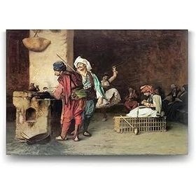 Tabloshop Kahire de Kahvehane 125x80 cm Tablo