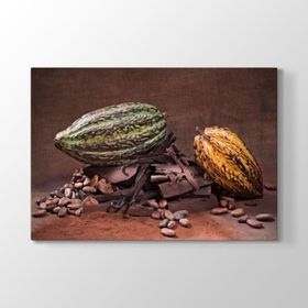 Tabloshop Kakao Çekirdeği 90x60 cm Tablo