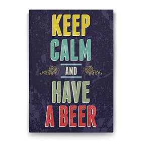 Tabloshop Keep Calm And Have a Beer I 100x140 cm Tablo