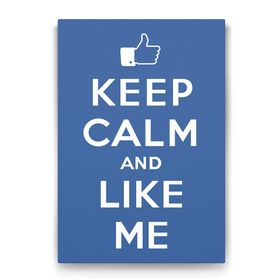 Tabloshop Keep Calm And Like Me 60x90 cm Tablo