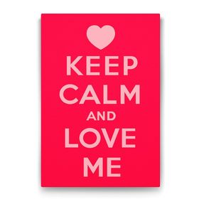 Tabloshop Keep Calm And Love Me 60x90 cm Tablo