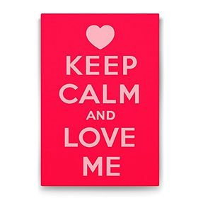 Tabloshop Keep Calm And Love Me 60x90 cm Tablo