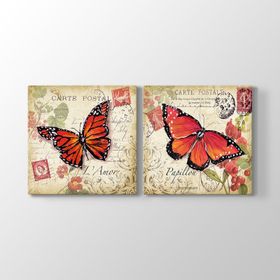 Tabloshop Kelebekler Kanvas Tablo