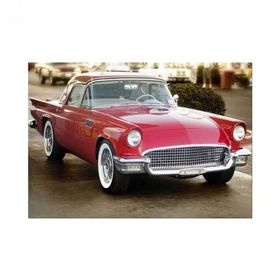 Tabloshop Kırmızı Amerikan Arabası 45x30 cm Tablo