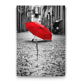 Tabloshop Kırmızı Şemsiye 80x125 cm Tablo