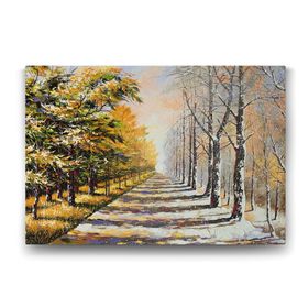Tabloshop Kış ve Sonbahar 100x70 cm Tablo