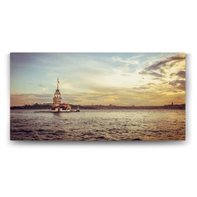 Tabloshop Kız Kulesi Gün Batımı 140x70 cm Tablo