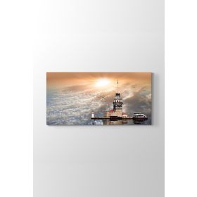 Tabloshop Kız Kulesi İstanbul 80x40 cm Tablo