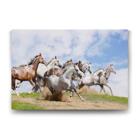 Tabloshop Koşan Atlar 125x80 cm Tablo