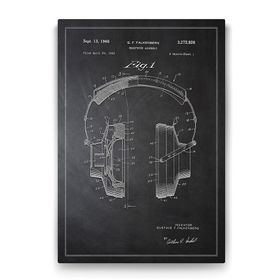 Tabloshop Kulaklık Patenti 40x60 cm Tablo