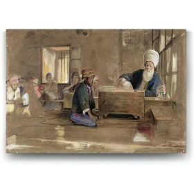 Tabloshop Kuran-ı Kerim Okuyan Çocuk 125x80 cm Tablo