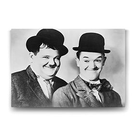Tabloshop Laurel ve Hardy 125x80 cm Tablo