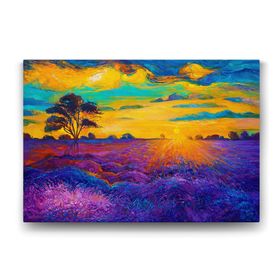 Tabloshop Lavanta Bahçesi 140x100 cm Tablo