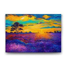 Tabloshop Lavanta Bahçesi 140x100 cm Tablo